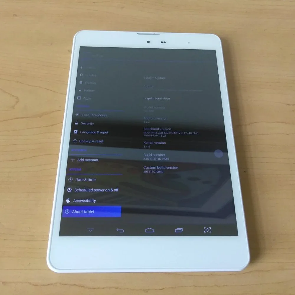 TRIO AXS 4g tablet